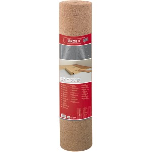 Ökolit Kork Parkett- und Laminatunterlage, 2 mm stark, 15 m² Rolle.