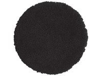 Spirella Badematte Highland Black Round Schwarz Ø 60 cm / Florhöhe 2 cm