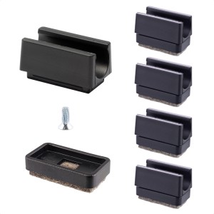 Set de patins Wagner QuickClick String EH7701, marron, 4 pièces pour tubes Ø 12 mm.