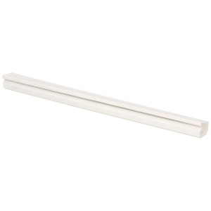 Goulotte de câblage blanche autocollante avec couvercle à charnière, 10x16 mm, longueur 2 m.