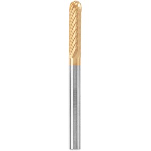 Fresa Dremel 9903DM in carburo di tungsteno per utensili miniaturizzati, color oro.