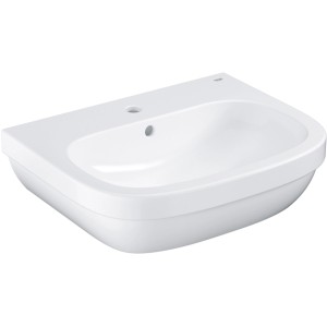 Lavabo Grohe Euro Ceramic, 60 cm, bianco alpino, con superficie PureGuard.