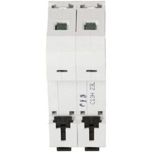 Interruttore automatico Max Hauri 1P+N, 13A, curva C, per la protezione del circuito.