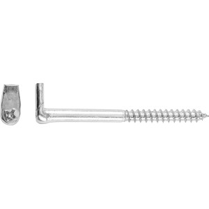 Winkelhaken 5,8 mm x 80 mm Stahl Feuerverzinkt 8 Stk.