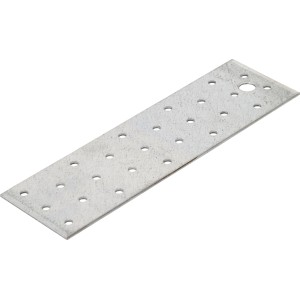 Connettore piatto zincato, 200x60mm, con fori per il fissaggio, 10 pezzi