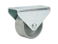 Doerner + Helmer Möbel-Bockrollen-Set TPE Ø 1,5 cm / Höhe 1,8 cm / 2 Stk.