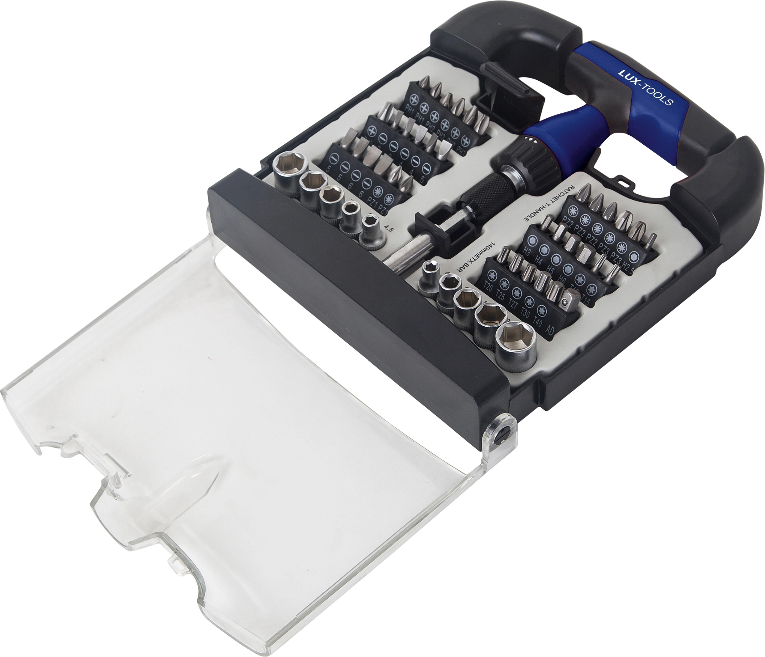 Proxxon Jeu de clés à douilles super compactes 9 mm / 3/8 / 65 pcs