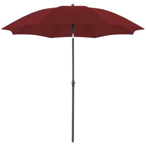 Ombrellone Active Green Edition Bordeaux, Ø 210 cm, con tessuto riciclato e protezione UV.