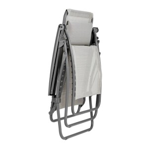 Sedia relax piegata R CLIP Batyline Seigle II, ideale per giardino e terrazza.