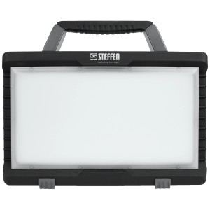 Faretto da lavoro a LED a batteria 50W con maniglia e supporto.