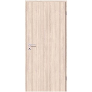Porta interna Lamineo rovere argento, DIN destra, con set maniglia.