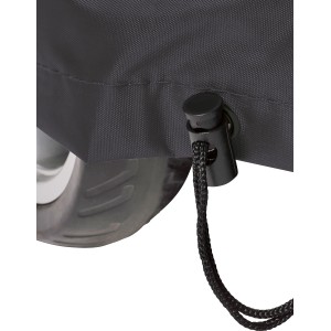 Gros plan : Housse de protection universelle Jamestown avec cordon de serrage pour barbecue.