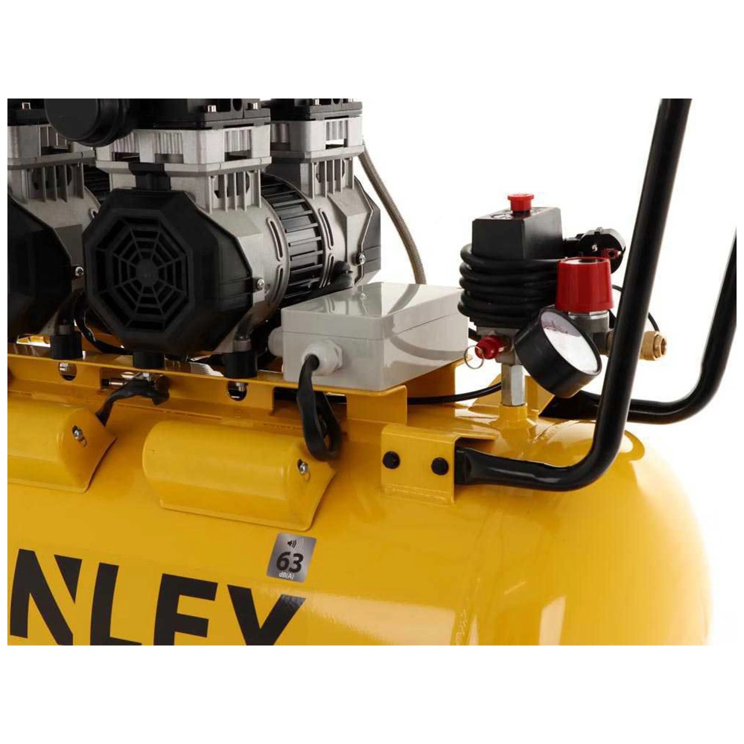 Stanley Compresseur SXCMS30103 Silent sans huile Jaune 100 l