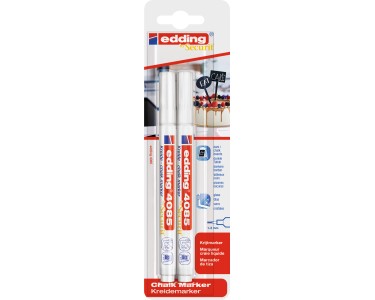 Edding Pennarello a gesso E-4085 2 pz Bianco 2 pz.