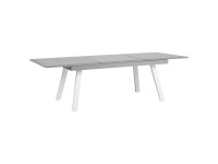 Beliani Gartentisch Pereta Grau Ausziehbar 175/255 x 100 cm Beliani Gartentisch Pereta Grau Ausziehbar 175/255 x 100 cm