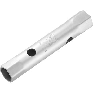 Clé à tube LUX Comfort, 24 mm x 27 mm, acier chromé, pour vis et écrous.