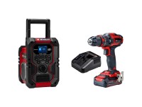 Radio a batt TE-CR 18Li DAB+/trapano battente avvitatore a batt TE-CD 18/44Li-i