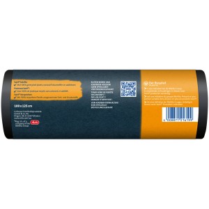 Emballage Swirl sacs poubelles résistants 240L, rouleau de 5 sacs, résistants à la déchirure et étanches.