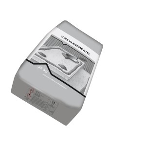 Sacco di colla e malta di armatura, 25 kg, per sistemi di isolamento termico.