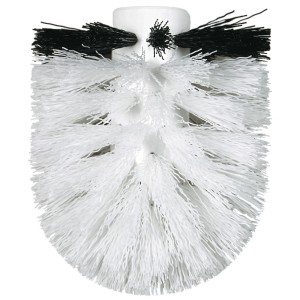 Tête de brosse WC Spirella, remplacement, noir et blanc, compatible avec diverses séries.
