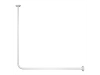 Spirella Eckduschvorhangstange Magic Aluminium Weiss 80 x 80 cm / Ø 19 mm Spirella Eckduschvorhangstange Magic Aluminium Weiss 80 x 80 cm / Ø 19 mm