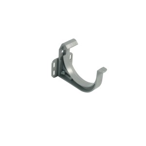 Staffa per grondaia Marley regolabile DN 75 grigia per grondaie in plastica.