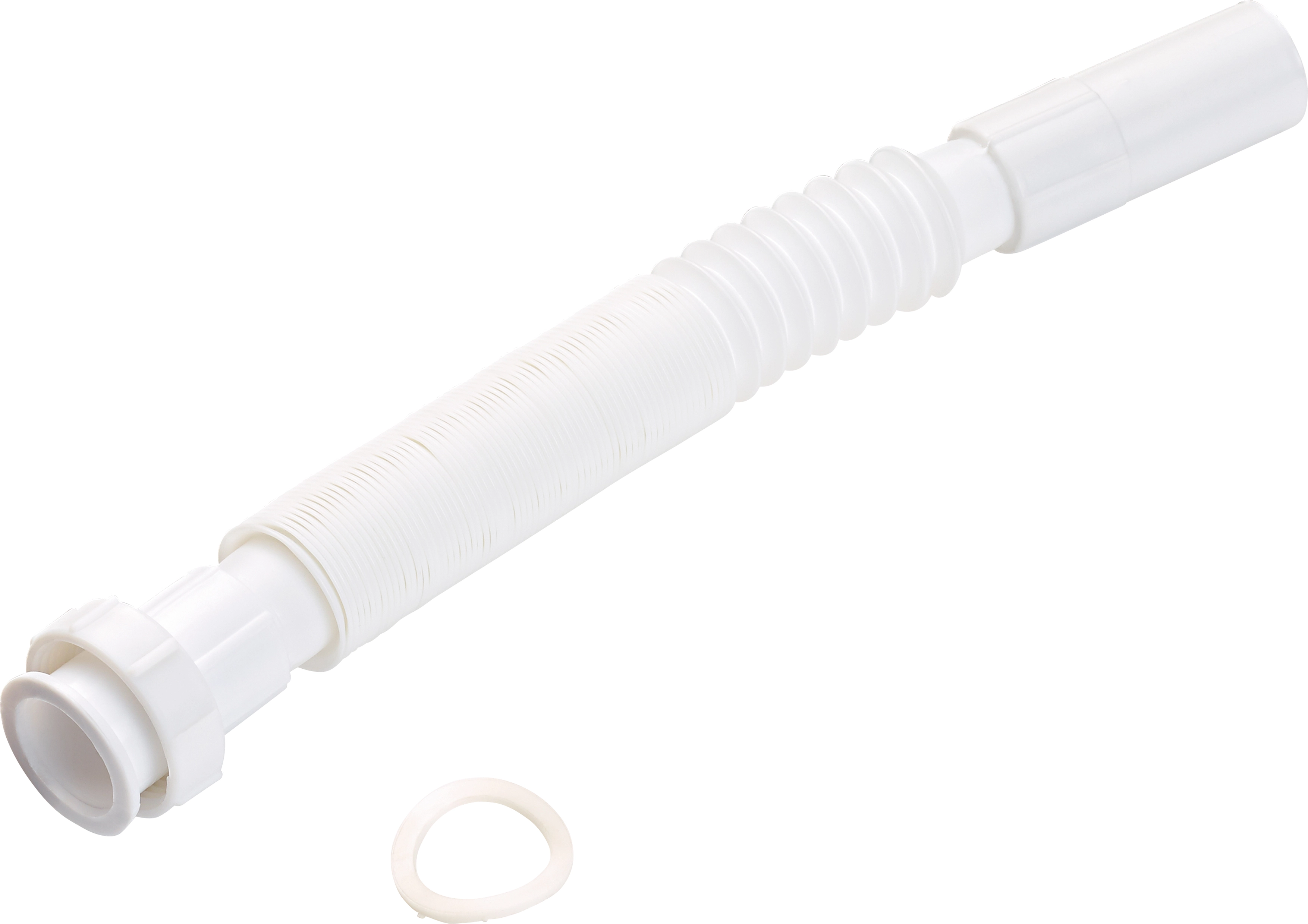 Siphon Tube flexible G 1 1/4 Blanc Ø 38,9 mm