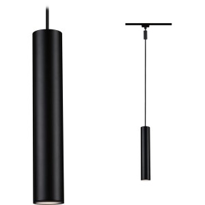 Suspension Paulmann Urail Catalejo, luminaire sur rail noir pour éclairage personnalisé.