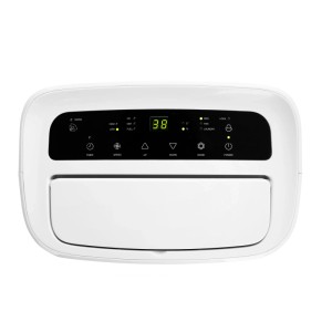 Déshumidificateur blanc Emerio DH-122844 avec écran numérique et commandes.
