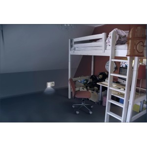 Luce notturna a LED Osram Lunetta Slim in camera da letto per bambini, luce bianca calda.