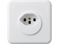 UP-Steckdose Basico Hager Weiss UP-Steckdose Basico Hager Weiss