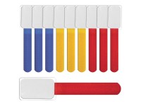Fascetta di velcro con etichetta Colorato 10 pz