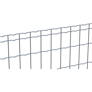 Grillage soudé Alberts anthracite métallisé, hauteur 102 cm, longueur 25 m, pour clôture.