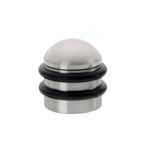 Fermaporta a pavimento Burg-Wächter TSB 2235 in acciaio inox, altezza 37 mm.