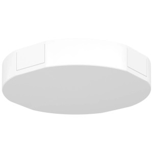 Alimentation Eglo EasyTrack blanche en plastique pour systèmes de rails.