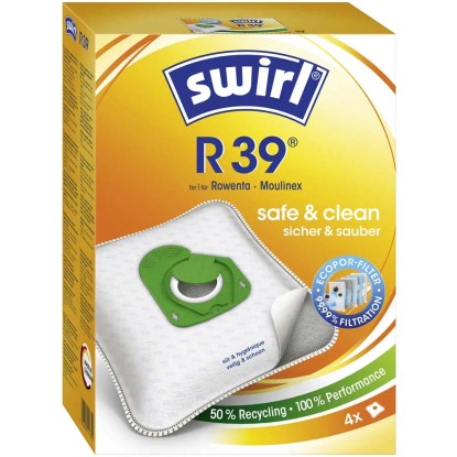 Swirl MicroPor® Plus Staubsaugerbeutel R 39 / 4 Stk.