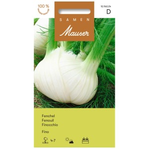 Sachet de graines de fenouil Fino : Bulbes avec feuilles vertes.
