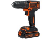 Black+Decker Akku-Bohrschrauber BDCDC18 18 V / inkl. Akku und Ladegerät