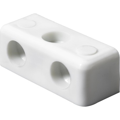 Hettich Kunststoff-Eckverbinder Block 12 x 12 x 35 mm Weiss 20 Stk.