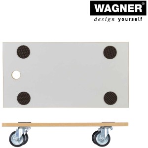 Wagner Transporthilfe Extreme Premium MM 1316 avec revêtement mélaminé et 4 roulettes.