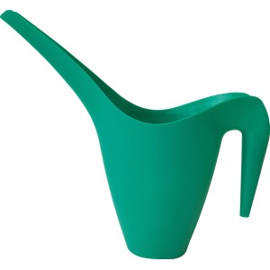 Arrosoir en plastique vert d'une capacité de 1,7 l pour jardin et balcon.