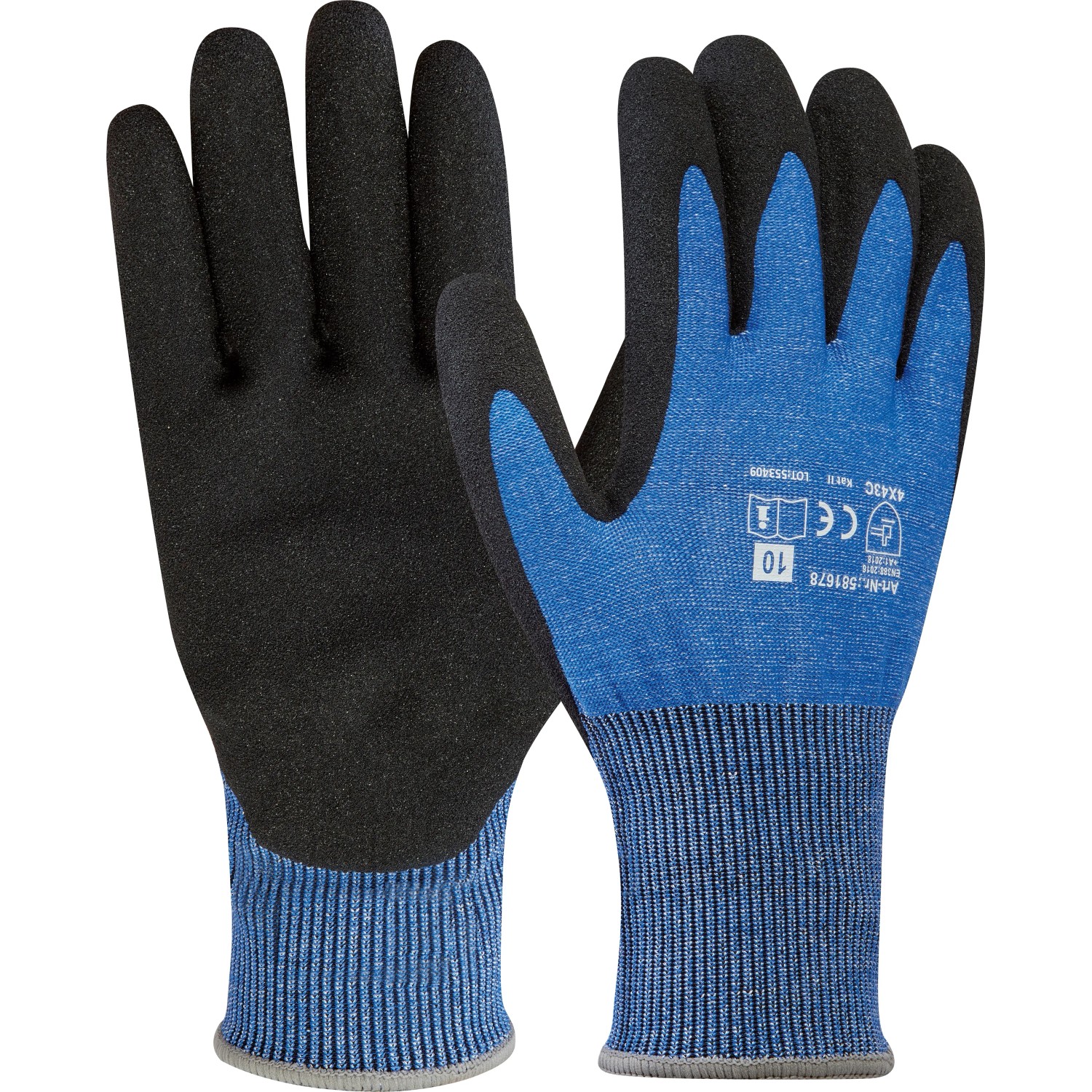 LUX-TOOLS Schnittschutzhandschuh Gr. 10