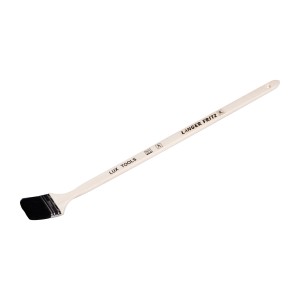 Pennello per facciate Langer Fritz, setole da 75 mm, manico in legno extra lungo per lavori su facciate.