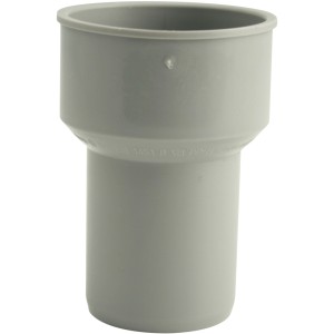 Raccordo HT Marley DN 50/50 per tubi metallici, grigio polvere, per il collegamento di tubi di scarico.