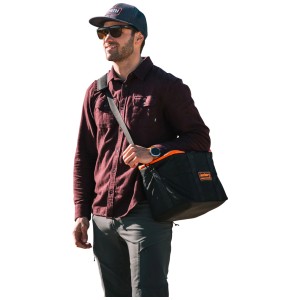 Borsa da trasporto Jackery taglia S in nero-arancio per Power Station Explorer 240, 300 Plus e 500.