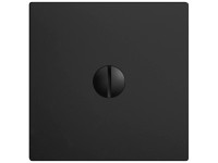 Feller Blindabdeckung EdizioDue Einsatz mit Frontplatte Schwarz