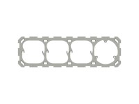 Befestigungsplatte Modino mit 3-Punkt-Befestigung rechts Gr. 1 x 4