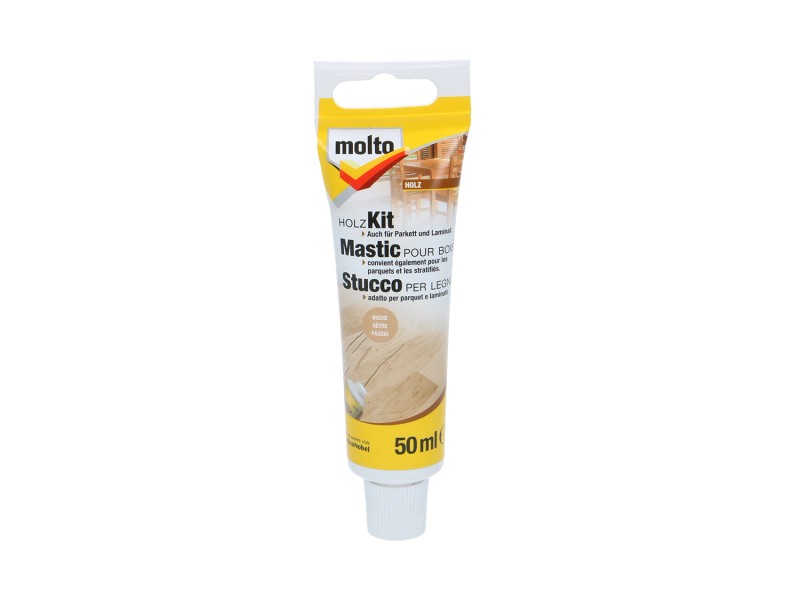 Molto Stucco per legno per interni ed esterni / faggio chiaro 50 ml