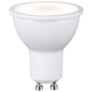 Paulmann LED-Reflektor GU10 mit Sensor, mattweiss, 550 lm. Warmweißes Licht für Bewegungserkennung.