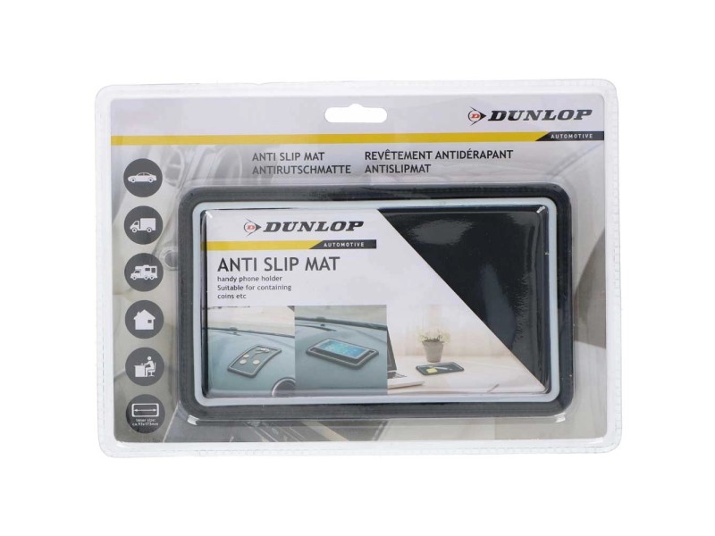 Dunlop Kfz-Anti-Rutsch-Matte PVC Schwarz 20 x 12 cm kaufen bei OBI
